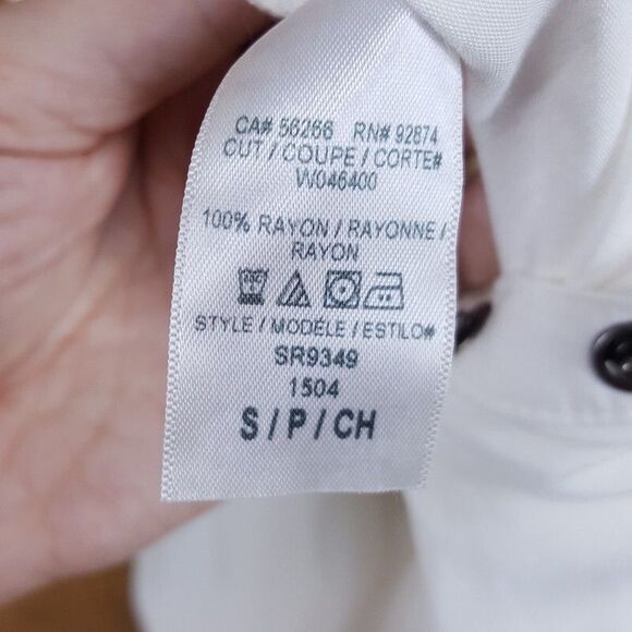 SPLENDID Romper Womens Small White Pull On Racerback Tank Drawstring Shorts - Picture 5 of 7